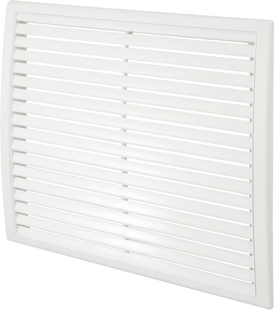Решётка вентиляционная Equation 350x350 мм полистирол цвет белый