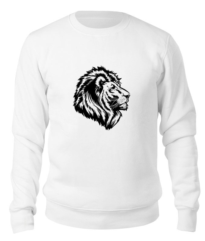 

Свитшот унисекс Printio Proud lion белый M, Proud lion