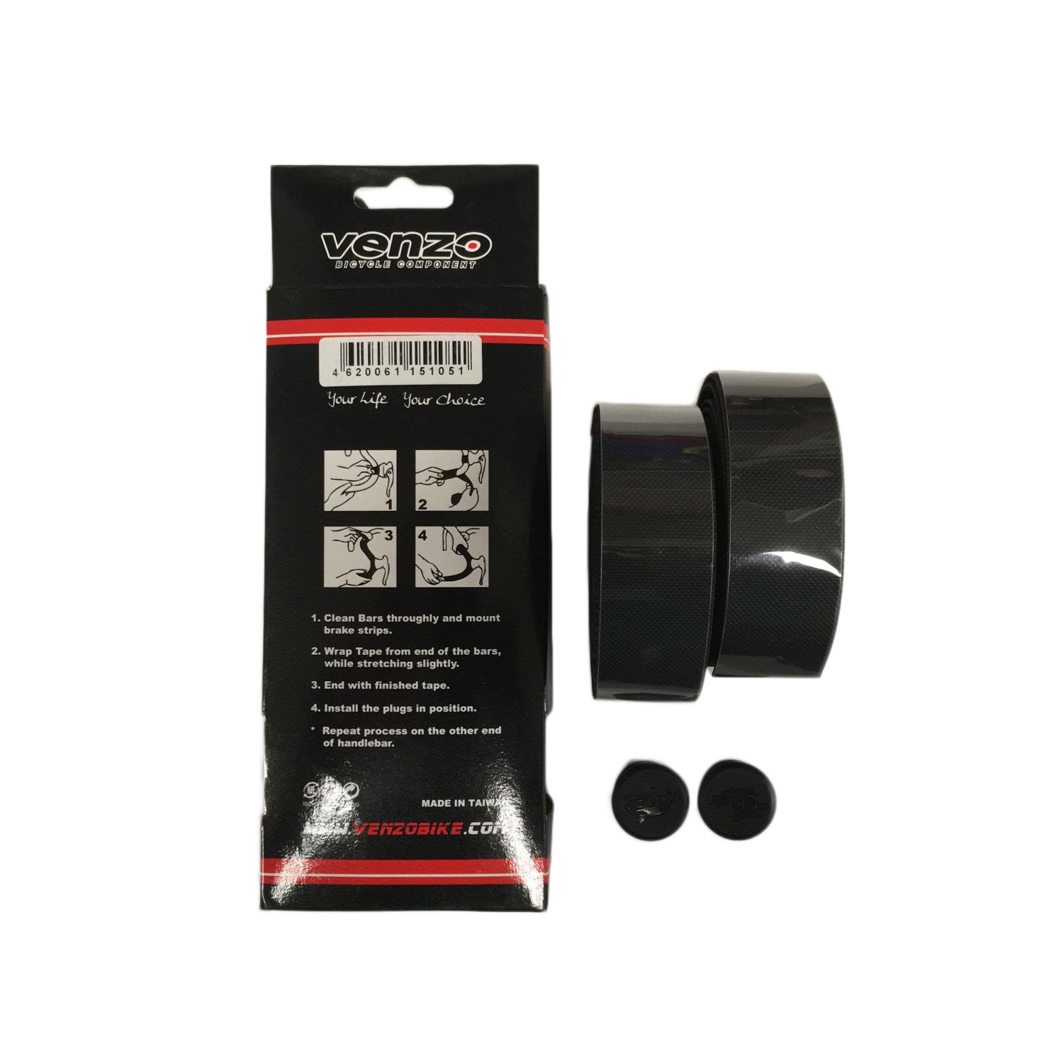 

Venzo Лента (обмотка руля) Venzo VZ20-E05T-008 (151051), цвет Черный