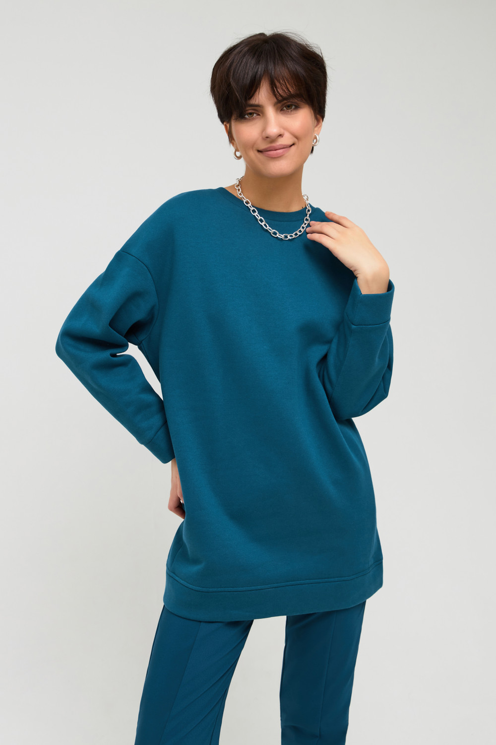

Свитшот женский Concept Club 10200170163 синий XL, 10200170163