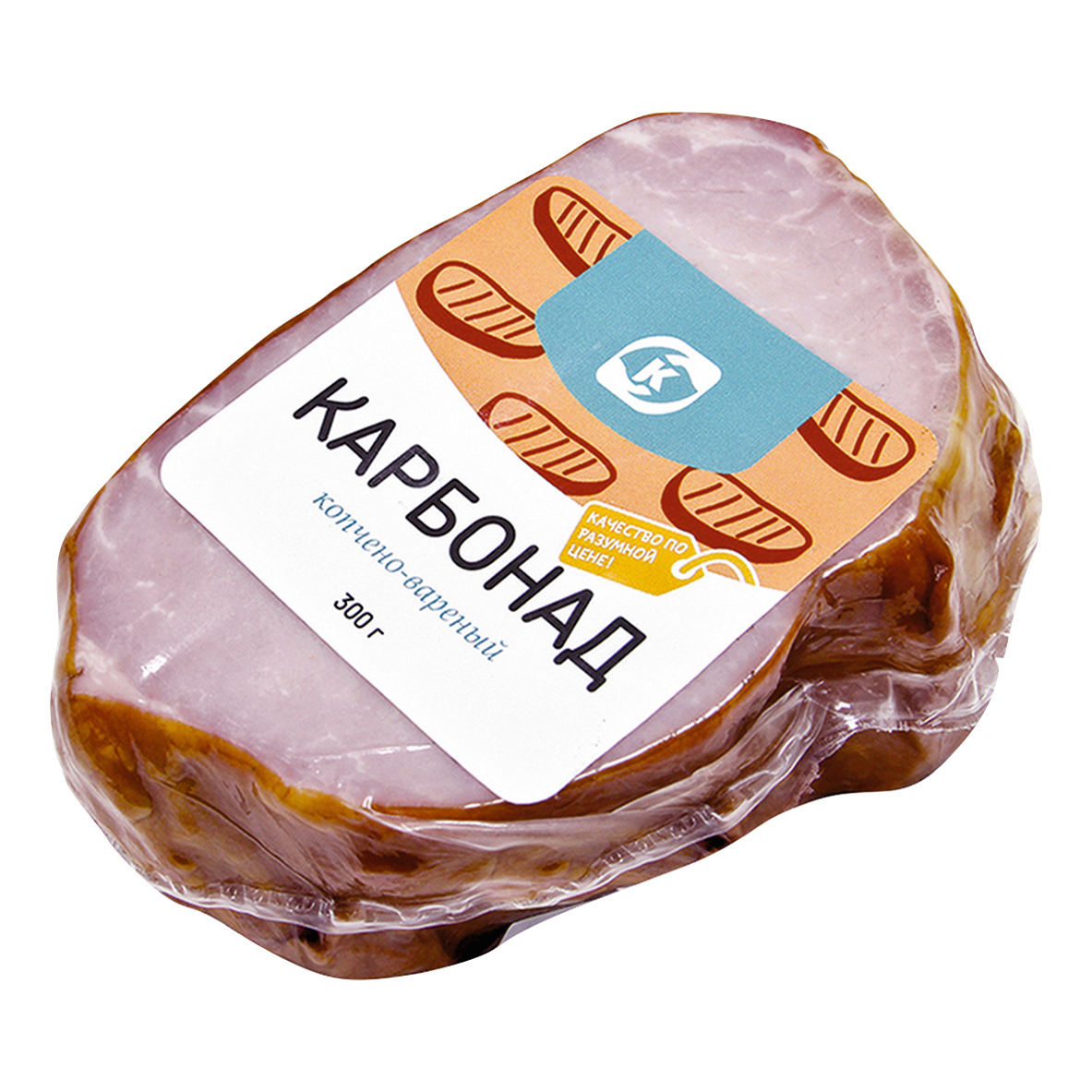 

Карбонад копчено-вареный Командор 300 г