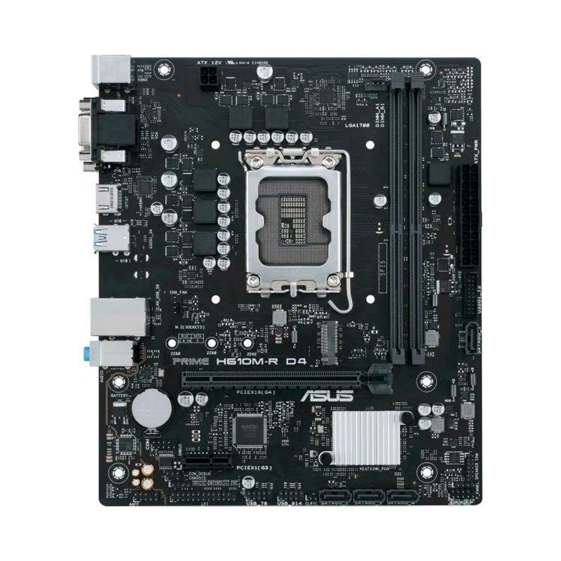 

Материнская плата ASUS PRIME H610M-R D4-SI, PRIME H610M-R D4-SI
