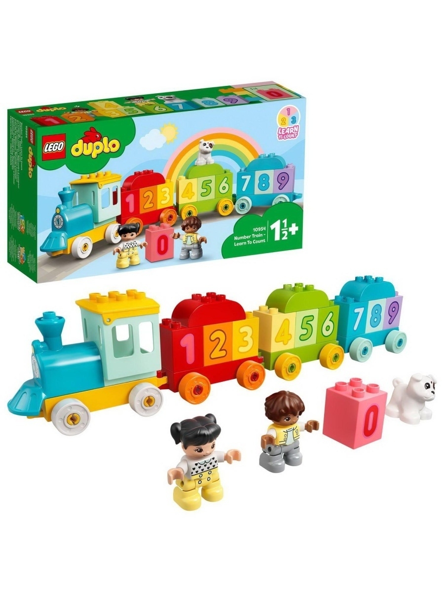 фото Конструктор lego duplo my first поезд с цифрами, учимся считать, 148194-tn