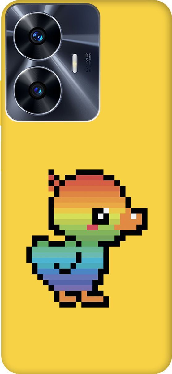 

Чехол на Realme C55 "Pixel Duck" желтый, Желтый;зеленый, 159511