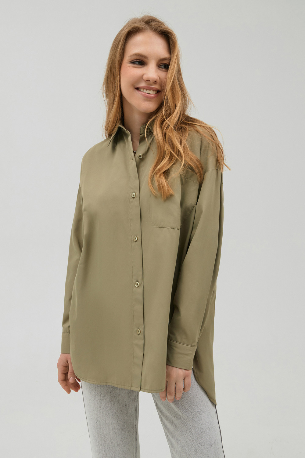 

Блуза женская Concept Club 10200260475 хаки XL, 10200260475
