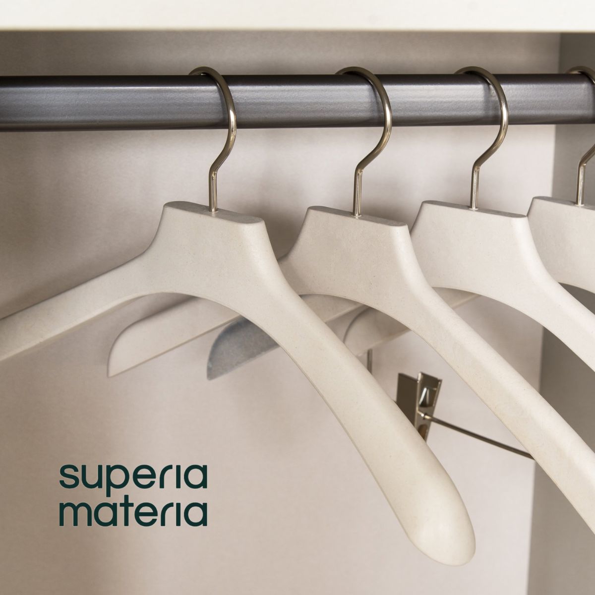 

Вешалка-плечики Superia Materia, 45 см, 10 шт, белые, Белый, SML02
