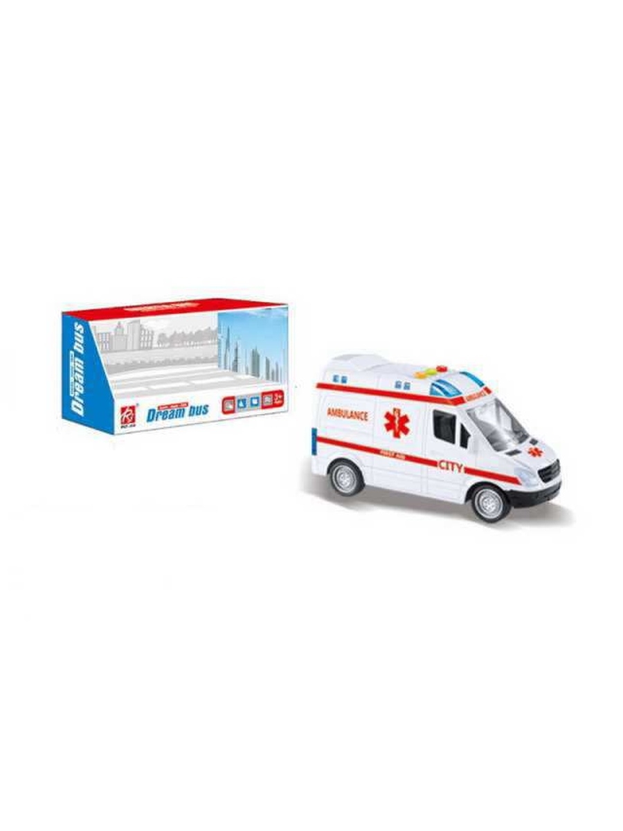 

Машинка AB Toys Скорая помощь, пластмассовая, 18,5х9х13 см