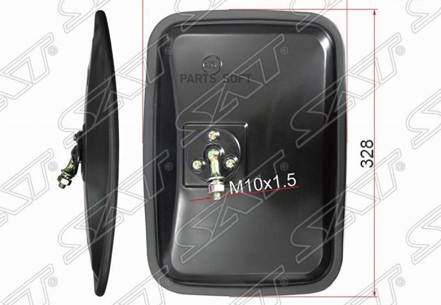 

Зеркало Заднего Вида Hyundai Daewoo Крепление Болт 328X238Mm 1Шт