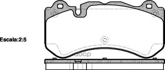 

1279 00 [0044208420] колодки дисковые п. MB C219 CLS 63 AMG 06>