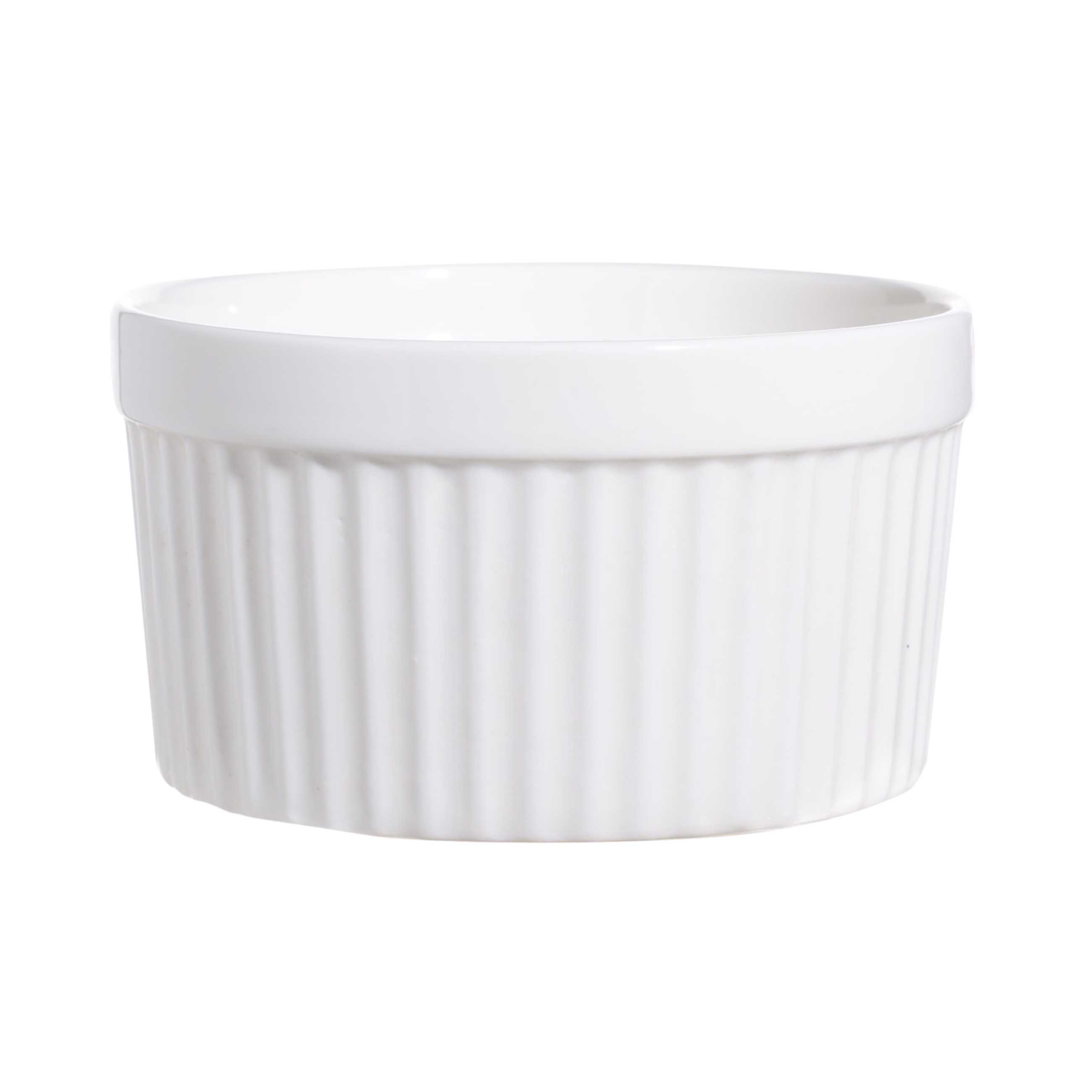 

Кокотница, 11 см, 370 мл, фарфор N, молочная, Рамекин, Estetic, Белый