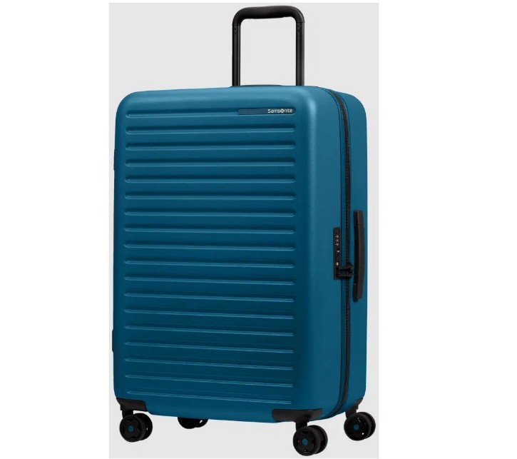 Чемодан унисекс Samsonite kf1-71002 petrol blue, 46х28х68 см