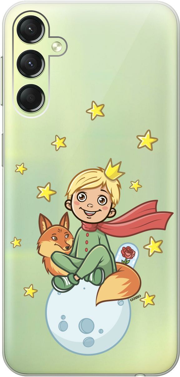 

Чехол на Samsung Galaxy A24 "Little Prince" прозрачный, Прозрачный;бежевый, 159521