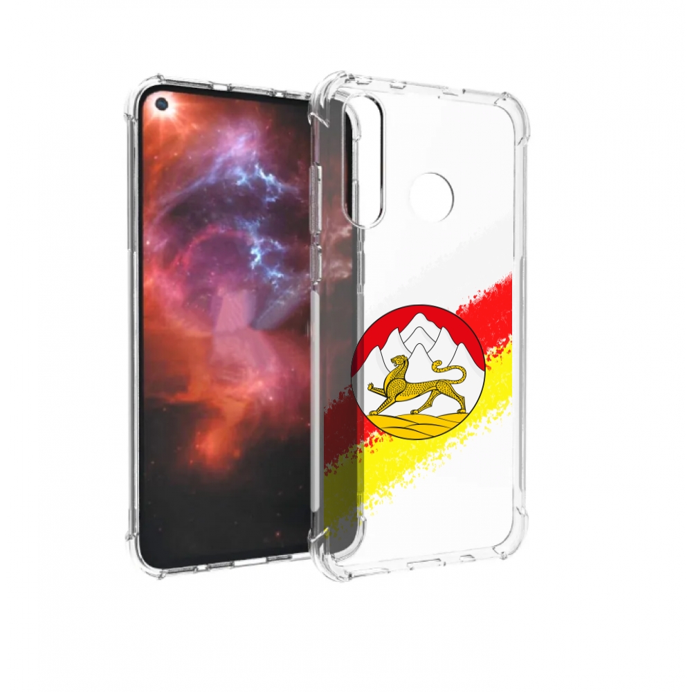 

Чехол бампер MyPads герб флаг южная осетия для Huawei Nova 4 про, Прозрачный, Tocco