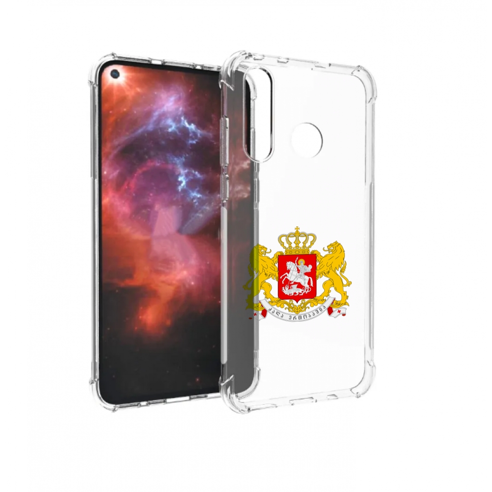 

Чехол бампер MyPads герб-грузии для Huawei Nova 4 противоударный, Прозрачный, Tocco
