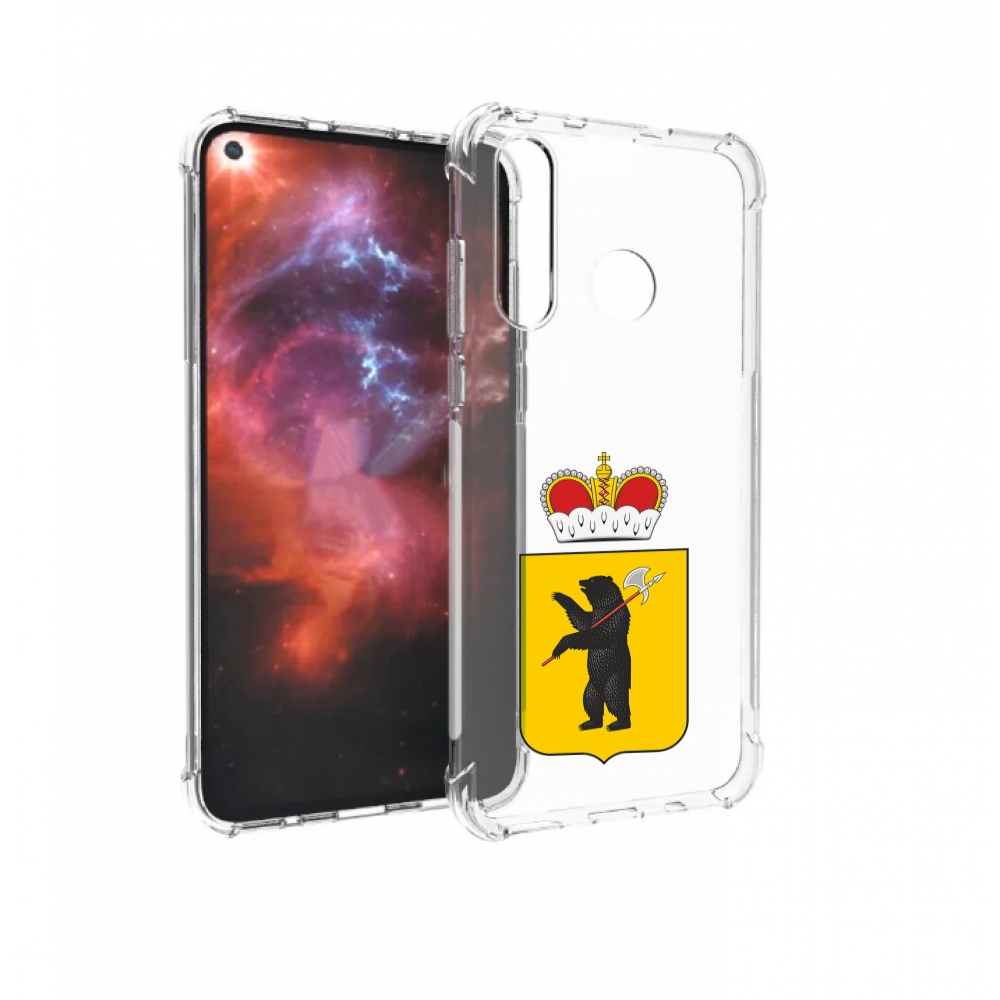 

Чехол бампер MyPads герб-ярославская-область для Huawei Nova 4 п, Прозрачный, Tocco