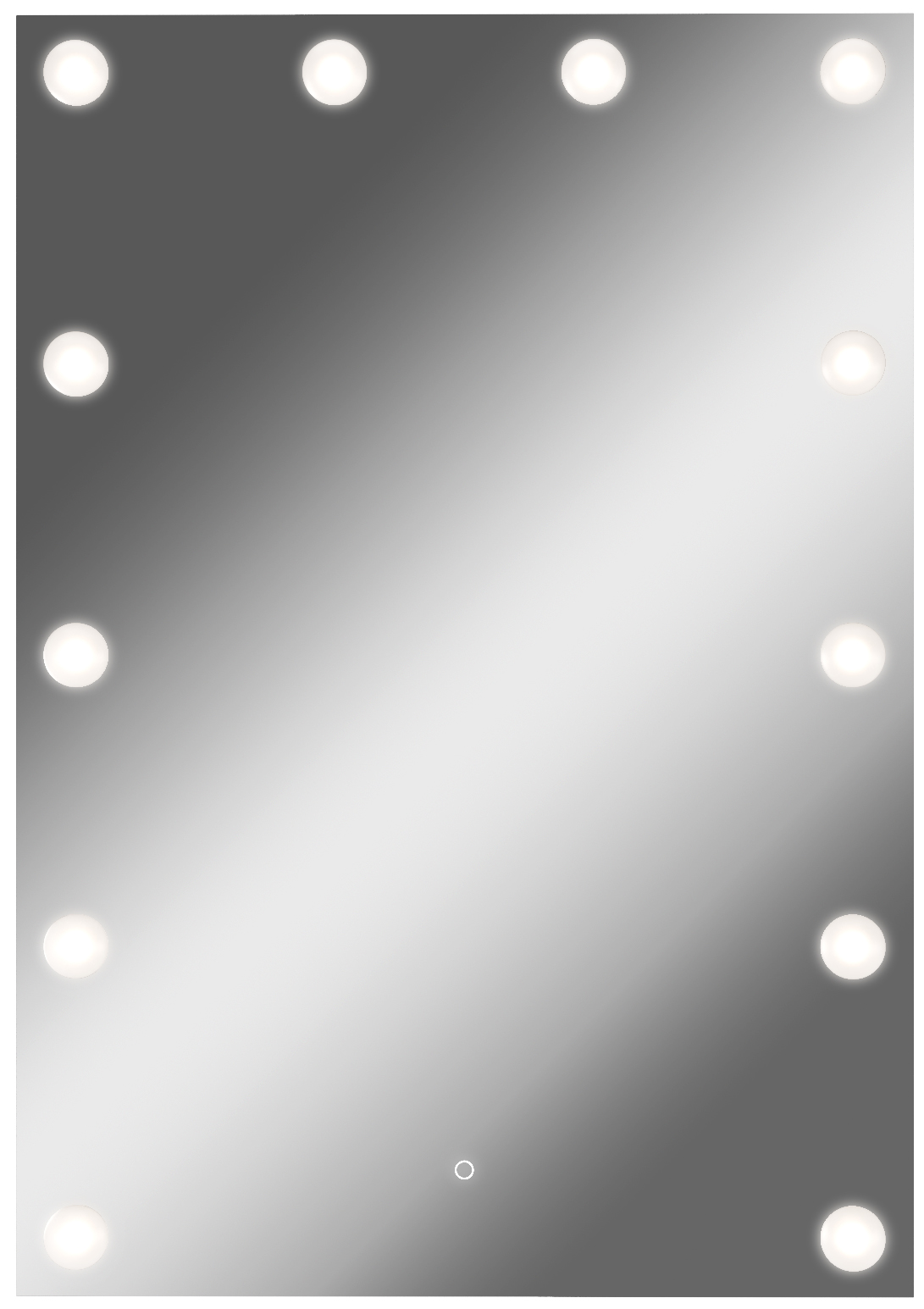 Зеркало Домино Любляна 1000x700 гримерное с подсветкой покрывало домино серый р 100х150