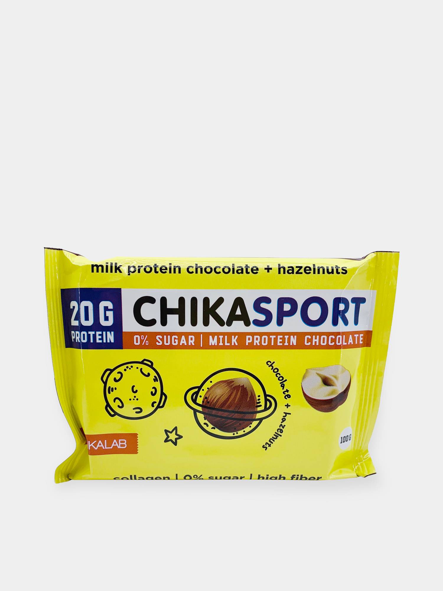 фото Шоколад chikalab chika sport молочный с фундуком 100 г