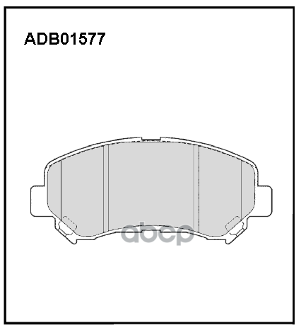 фото Adb 01577_колодки дисковые передние! nissan qashqai/x-trail all 07>/maxima 09-11 allied ni allied nippon