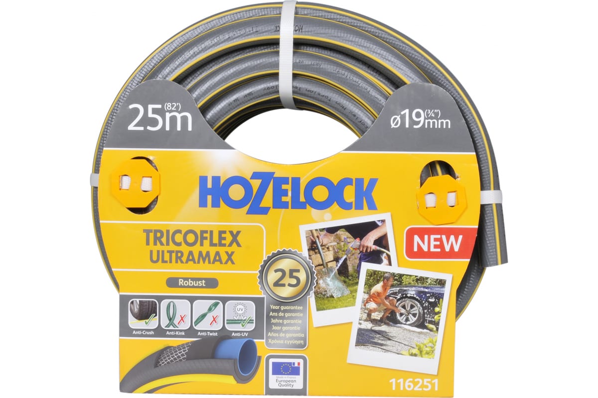 Шланг HoZelock TRICOFLEX ULTRAmAX 19 мм, 25 м 116251