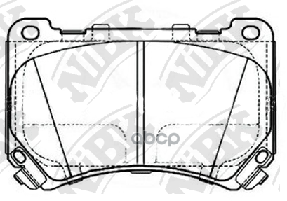 

Колодки Дисковые Передние Hyundai Equus/Genesis 3.8/4.6 08> NiBK PN1100 Pn11002-Nibk