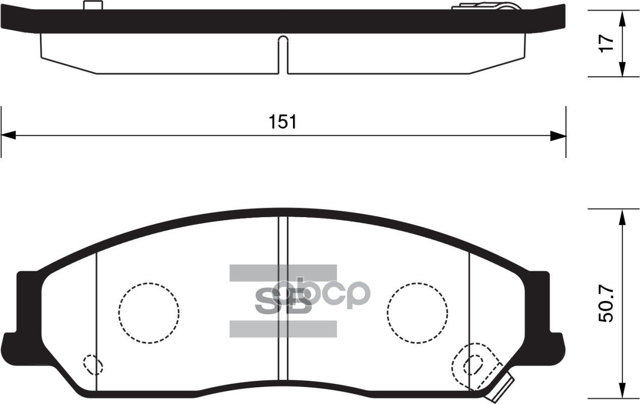 

Колодки Дисковые Передние Toyota Camry 2.4/3.5 06> Sangsin brake SP1235 Sp1235