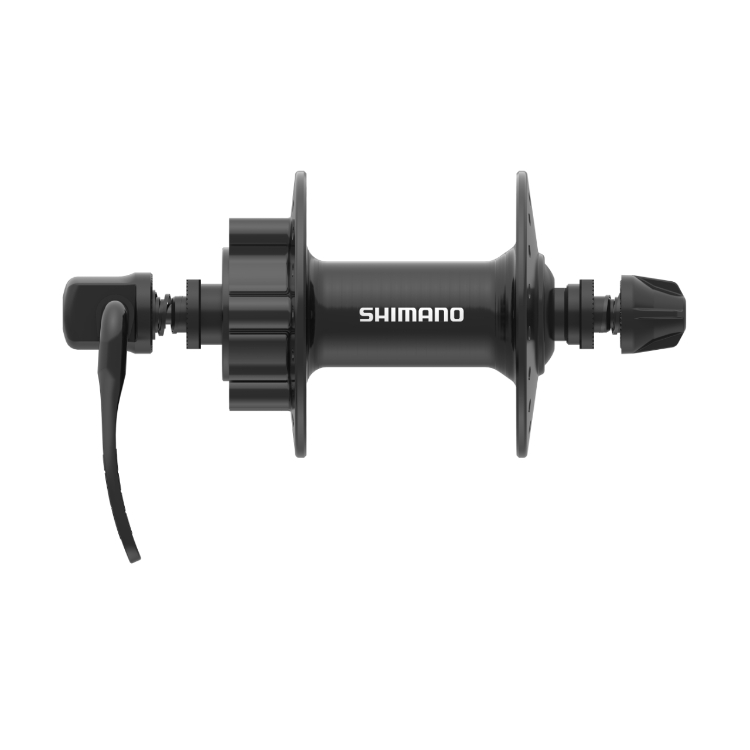 фото Shimano втулка передняя shimano hb-tx506, 32h, qr, 6-болт. old 100мм, цвет черный