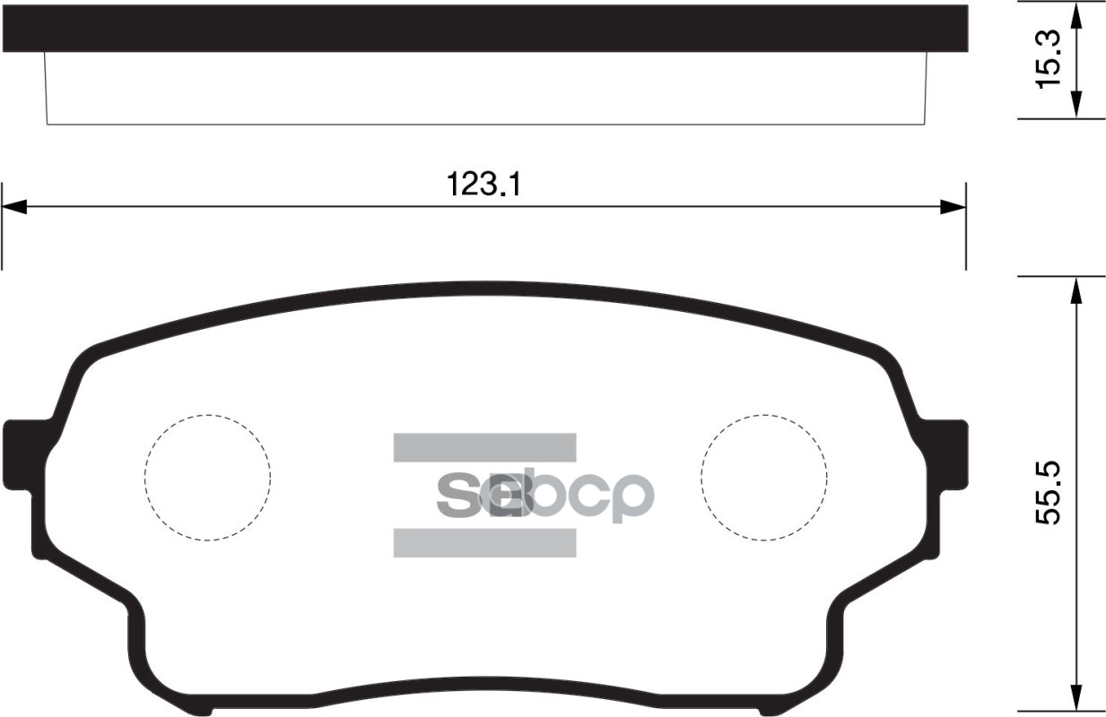 

Колодки Дисковые П. Suzuki Grand Vitara1.6i/2.0i/1.9d 05> Sangsin brake SP158 Sp1583