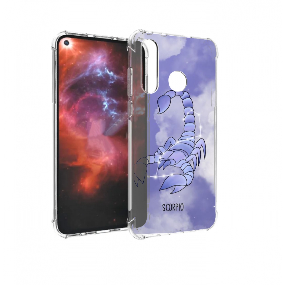 

Чехол бампер MyPads знак зодиака скорпион 2 для Huawei Nova 4 пр, Прозрачный, Tocco