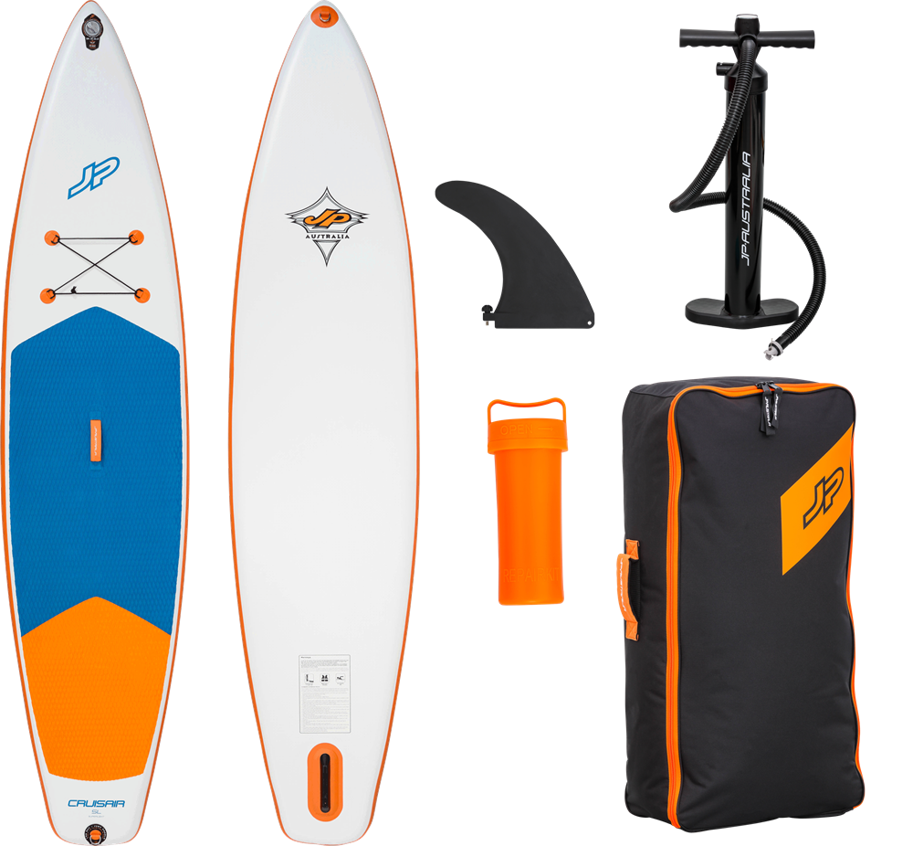 фото Sup-доска jp-australia cruisair 12'6 384х79х15см, насос, плавник, ремнаб., сумка, до 120кг