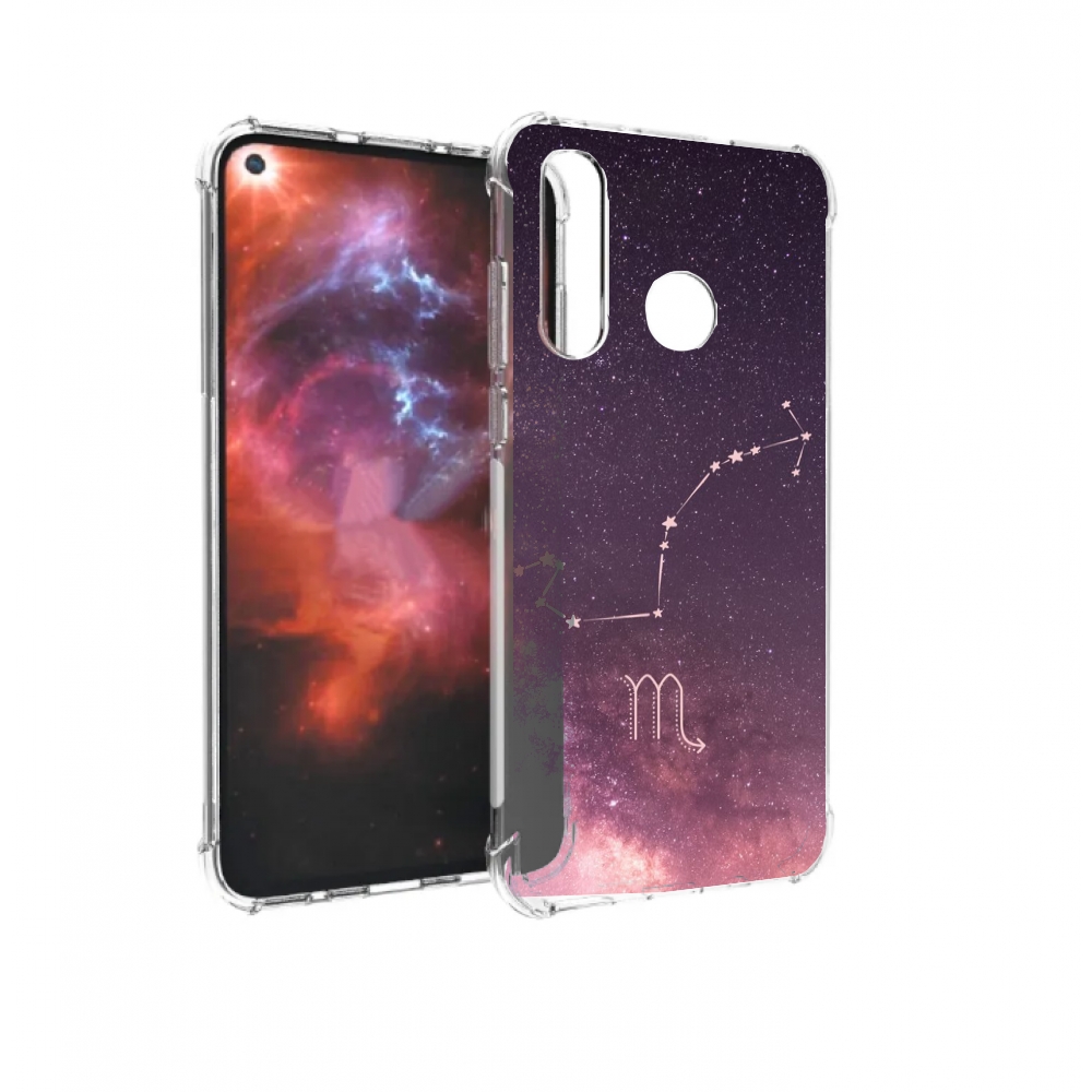 

Чехол бампер MyPads знак зодиака скорпион 4 для Huawei Nova 4 пр, Прозрачный, Tocco