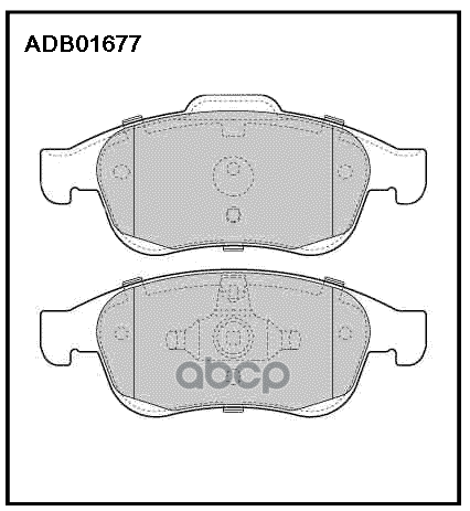 

Колодки Передние Renault Duster/Fluence/Megane Iii Adb 01677 Renault Duster/Fluence/Megane