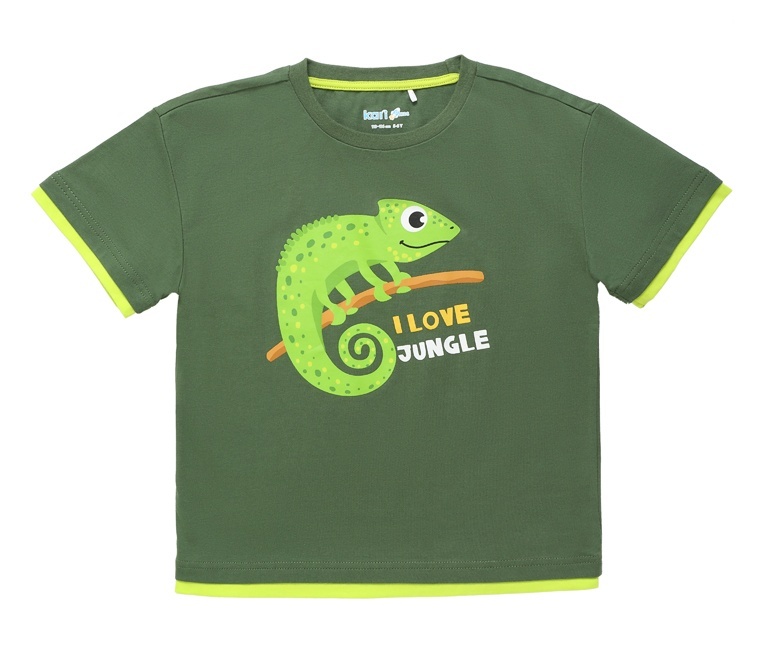 Футболка детская Kari Kids SS24C63801024, хаки, 92