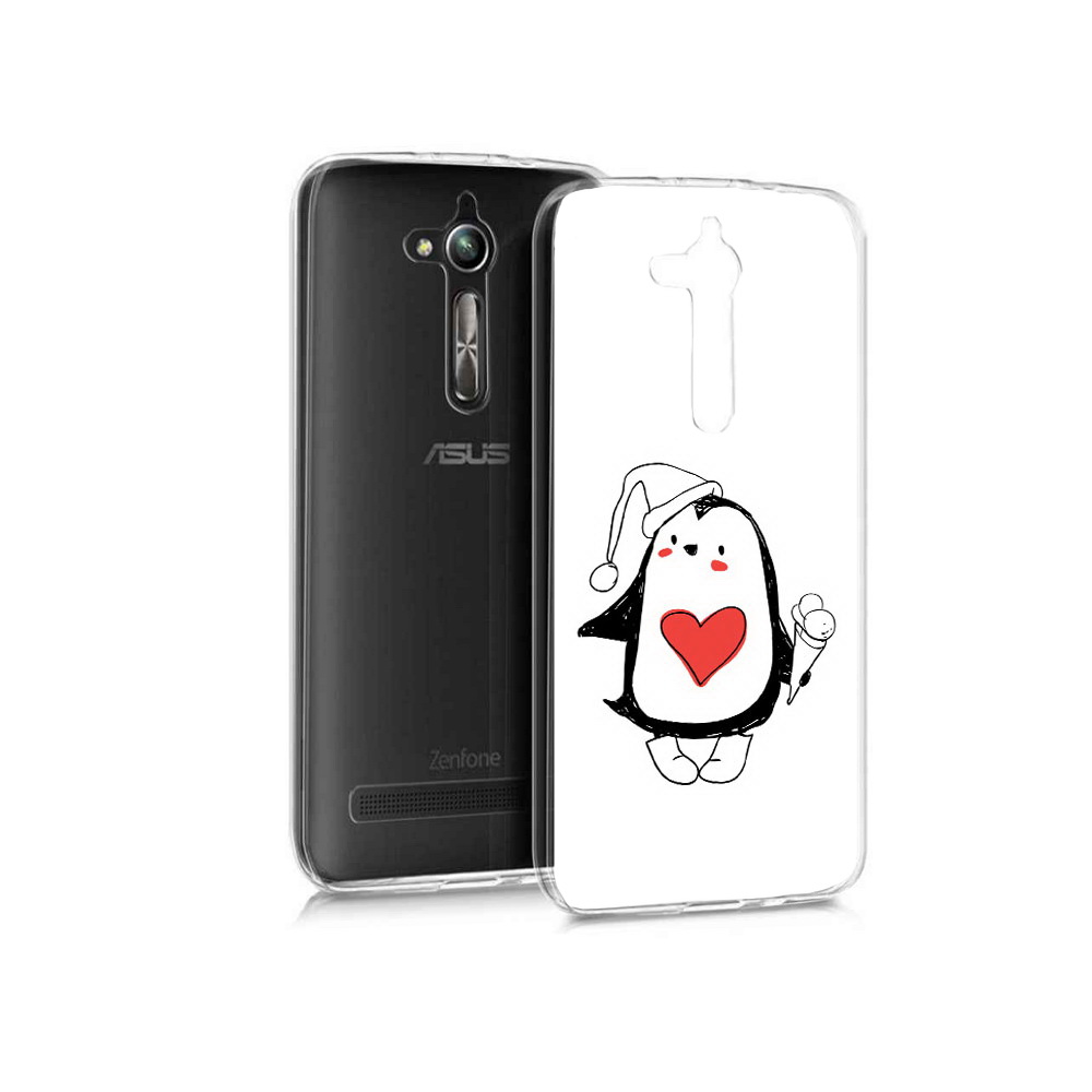 

Чехол MyPads Tocco для Asus ZenFone Go (ZB500KL) Пингвин с мороженым, Прозрачный, Tocco