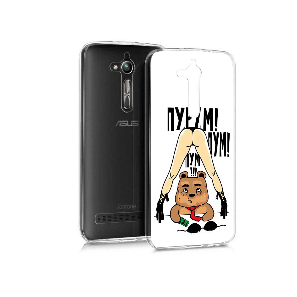 

Чехол MyPads Tocco для Asus ZenFone Go (ZB500KL) Пурум пум пум, Прозрачный, Tocco