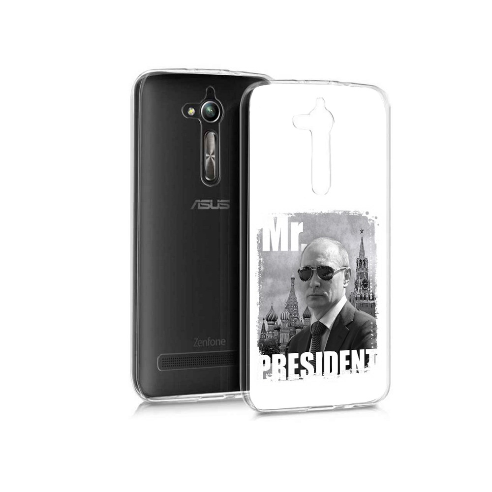 

Чехол MyPads Tocco для Asus ZenFone Go (ZB500KL) Путин, Прозрачный, Tocco