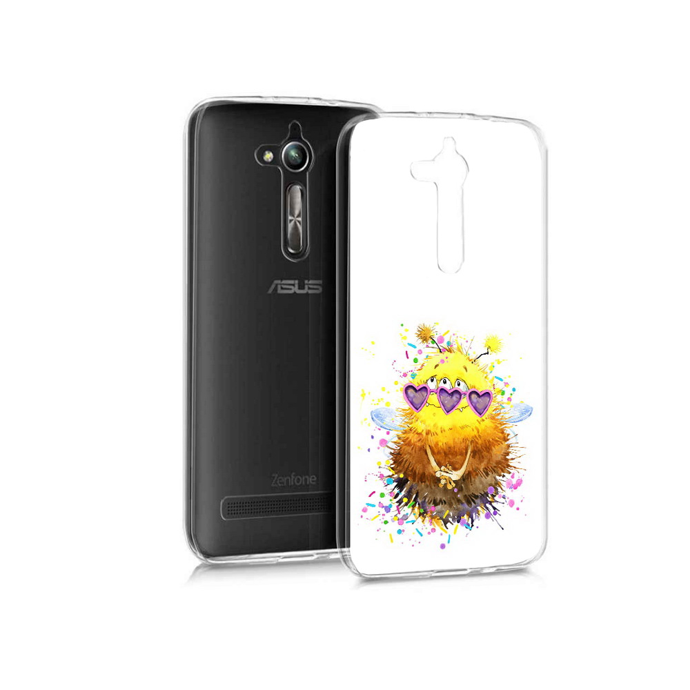 Чехол MyPads Tocco для Asus ZenFone Go (ZB500KL) Пушитый шмель