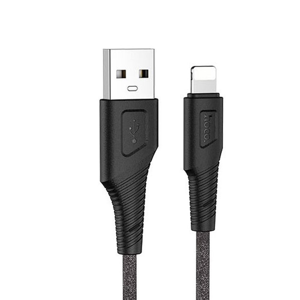 фото Кабель lightning - usb hoco x58 1 м черный