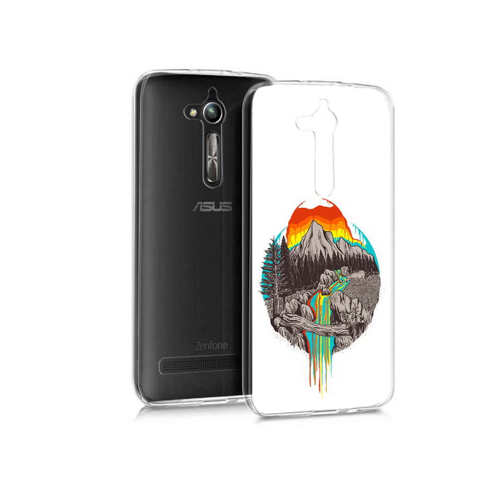 

Чехол MyPads Tocco для Asus ZenFone Go (ZB500KL) Радужный водопад, Прозрачный, Tocco