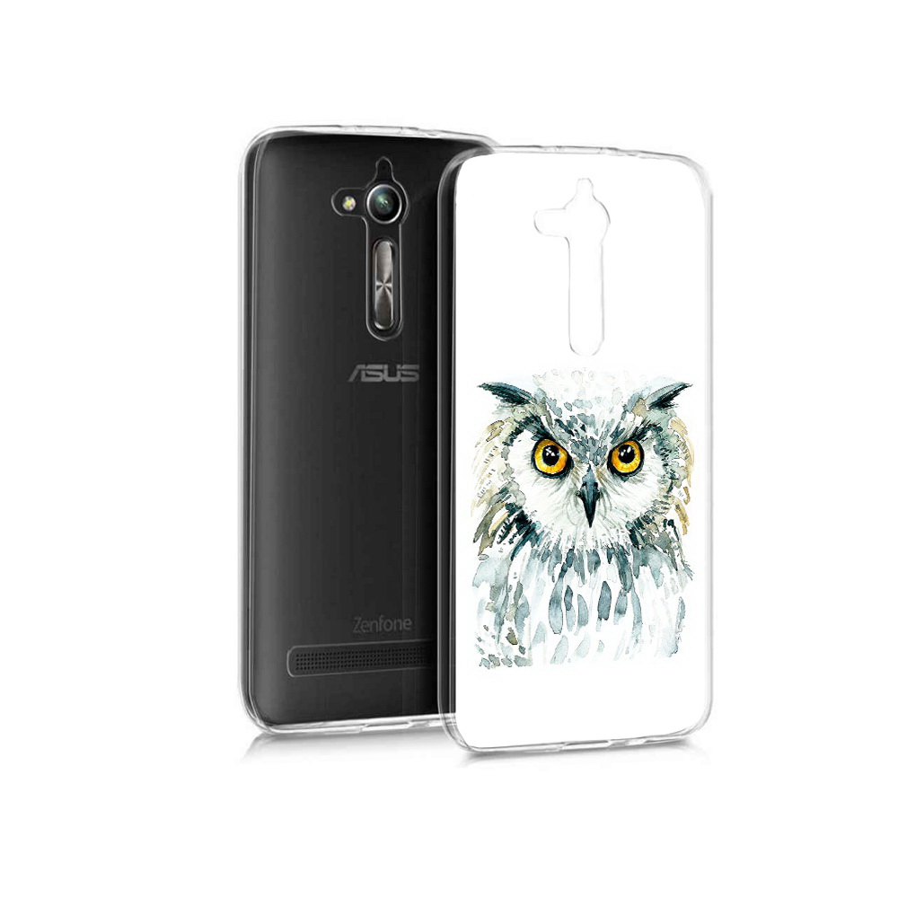 Чехол MyPads Tocco для Asus ZenFone Go (ZB500KL) Серьезная сова