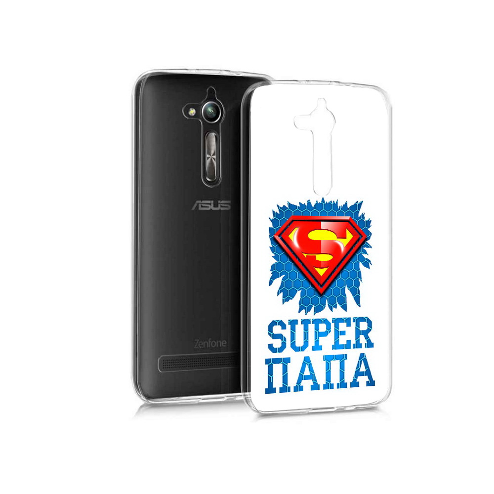 

Чехол MyPads Tocco для Asus ZenFone Go (ZB500KL) Супер Папа, Прозрачный, Tocco