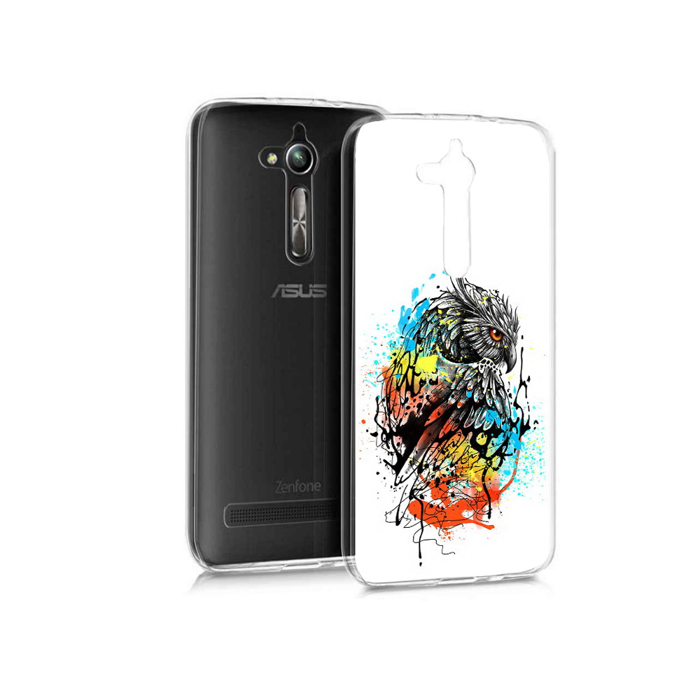 

Чехол MyPads Tocco для Asus ZenFone Go (ZB500KL) Творческая сова, Прозрачный, Tocco