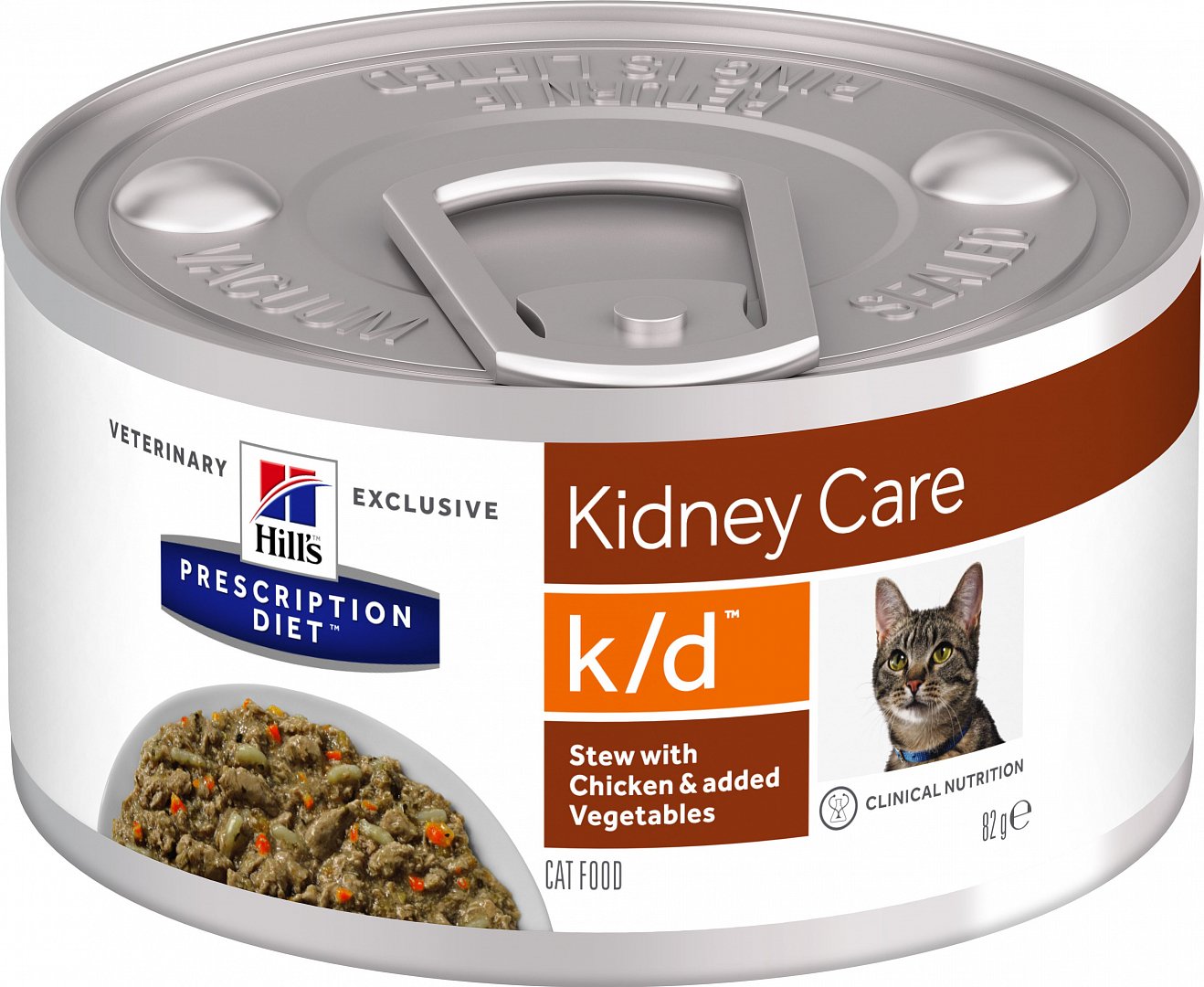 фото Консервы для кошек hill's prescription diet k/d kidney care, курица, 82г