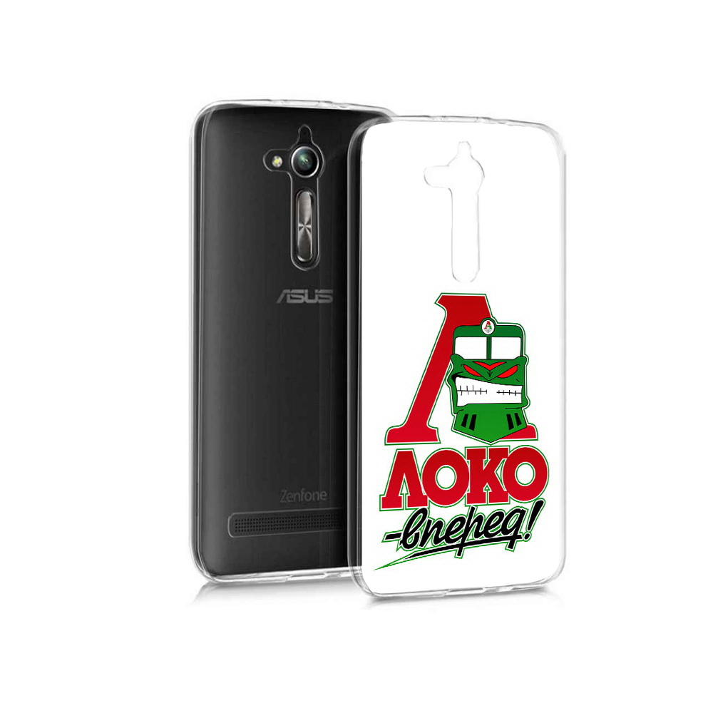 

Чехол MyPads Tocco для Asus ZenFone Go (ZB500KL) ФК локо вперед, Прозрачный, Tocco
