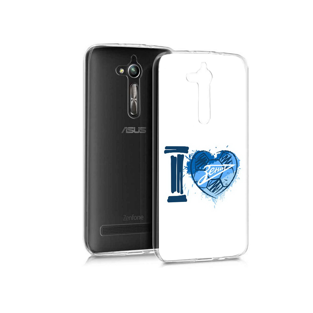 

Чехол MyPads Tocco для Asus ZenFone Go (ZB500KL) ФК я люблю зенит, Прозрачный, Tocco