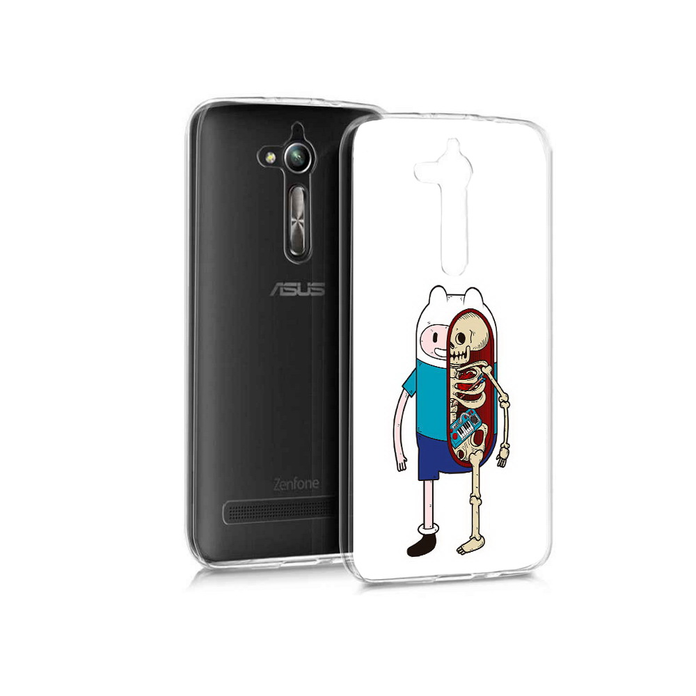 

Чехол MyPads Tocco для Asus ZenFone Go (ZB500KL) Финн скелет, Прозрачный, Tocco