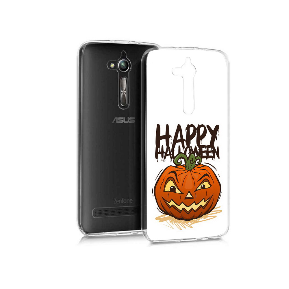 

Чехол MyPads Tocco для Asus ZenFone Go (ZB500KL) Хэллоуин счастливый, Прозрачный, Tocco