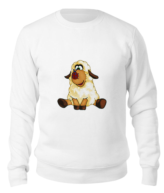 

Свитшот унисекс Printio Good luck белый M, Good luck