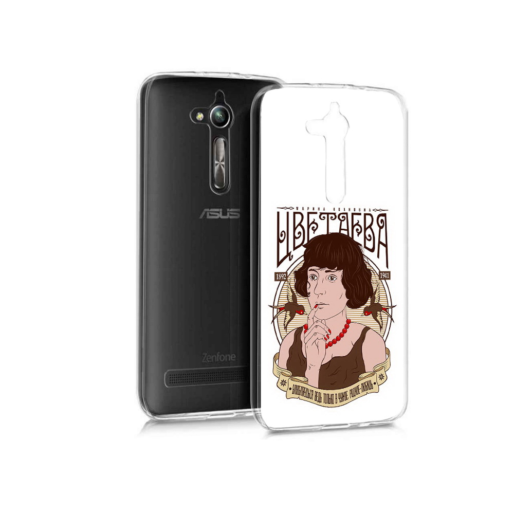 

Чехол MyPads Tocco для Asus ZenFone Go (ZB500KL) Цветаева, Прозрачный, Tocco