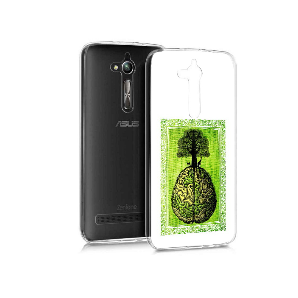 

Чехол MyPads Tocco для Asus ZenFone Go (ZB500KL) абстракция здоровый мозг, Прозрачный, Tocco