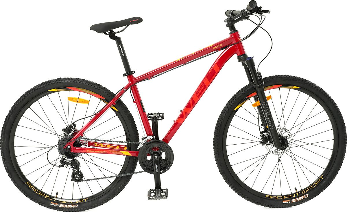 

Велосипед WELT Ridge 2.0 HD 27 20"-22г. (темно-красный), Ridge 2.0 HD